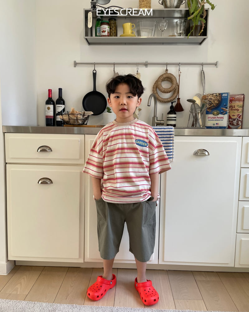 Eyescream - Korean Children Fashion - #kidsstore - Garden Stripe Tee - 5