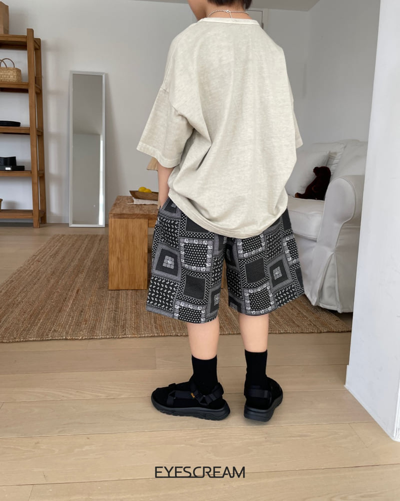 Eyescream - Korean Children Fashion - #kidsstore - Rib Paisley Pants - 5