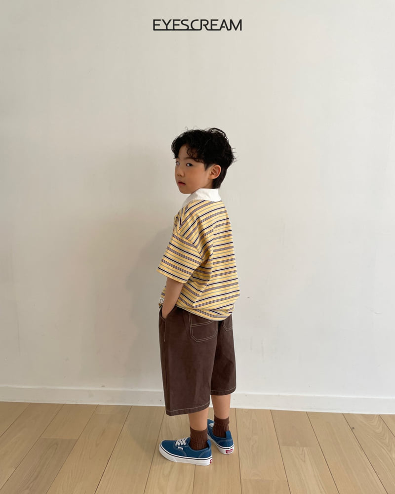 Eyescream - Korean Children Fashion - #kidsshorts - Kira Kira Rugby Tee - 4
