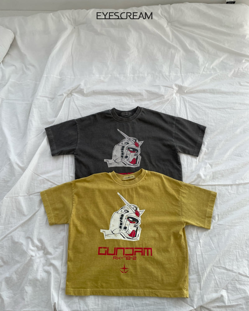 Eyescream - Korean Children Fashion - #kidsstore - Gundam Pigment Tee - 3