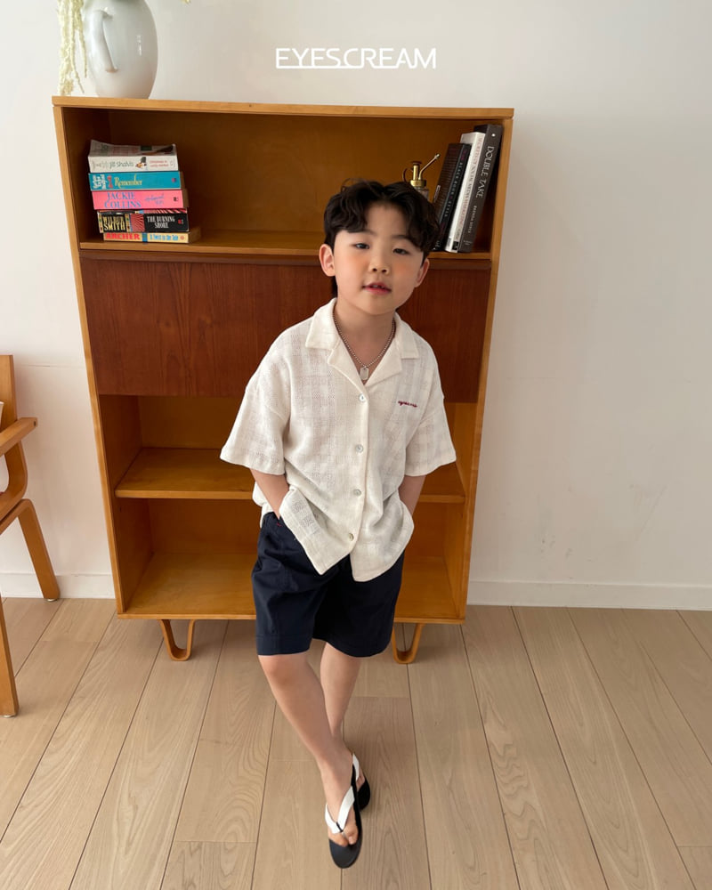 Eyescream - Korean Children Fashion - #kidzfashiontrend - Crochet Shirt Jacket - 8