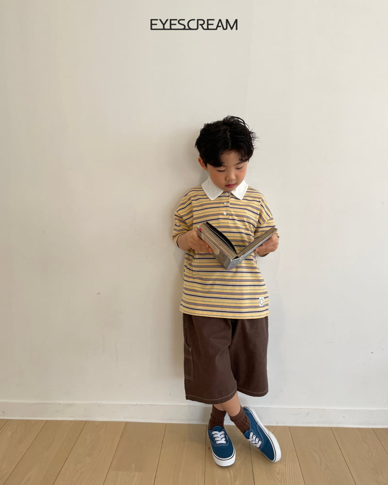 Eyescream - Korean Children Fashion - #kidzfashiontrend - Kira Kira Rugby Tee - 5