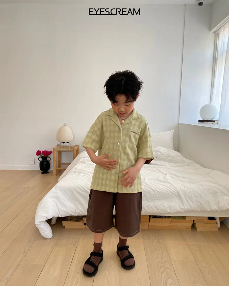 Eyescream - Korean Children Fashion - #littlefashionista - Natural Cotton Carpenter Pants - 11