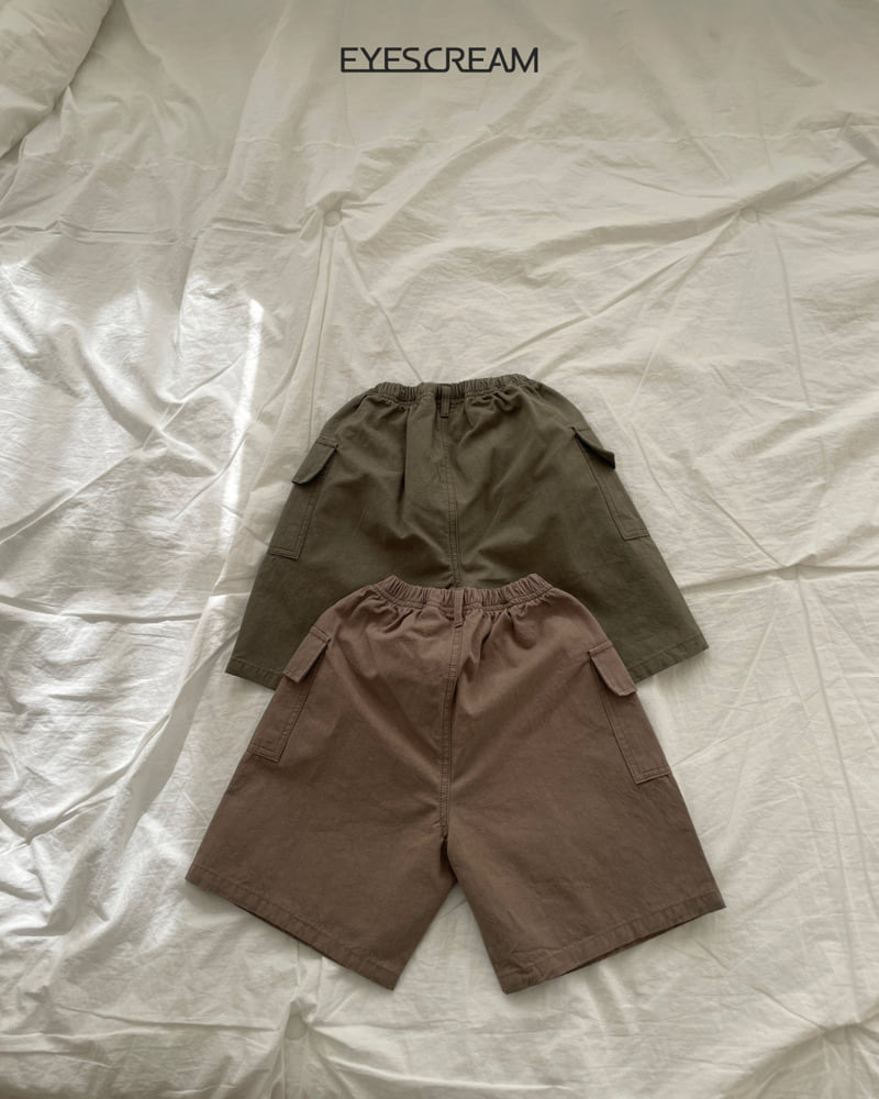 Eyescream - Korean Children Fashion - #littlefashionista - Point Label Cargo Pants
