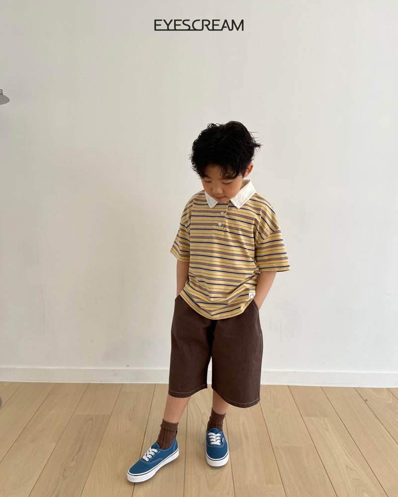 Eyescream - Korean Children Fashion - #littlefashionista - Kira Kira Rugby Tee - 7