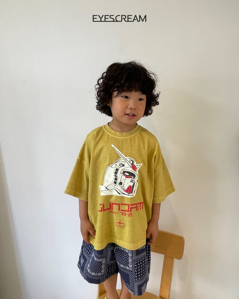 Eyescream - Korean Children Fashion - #littlefashionista - Gundam Pigment Tee - 6