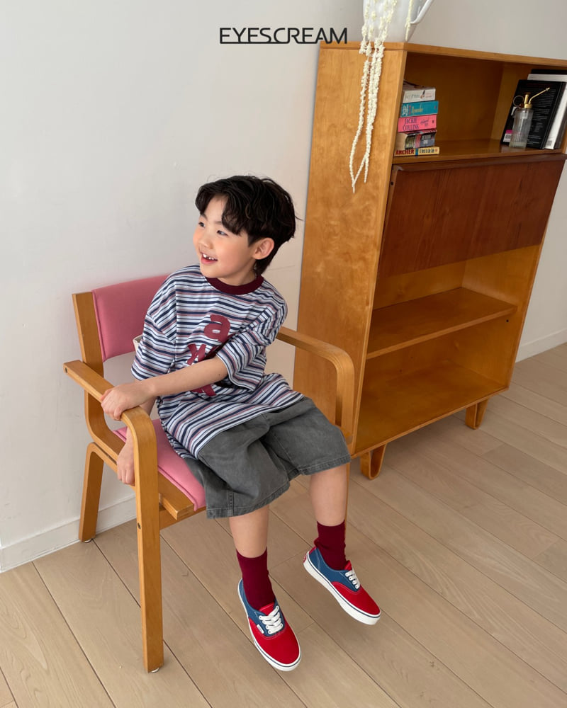 Eyescream - Korean Children Fashion - #minifashionista - As We Are Stripe Tee - 9