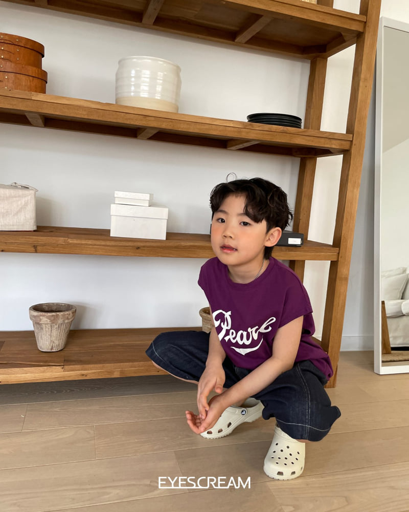 Eyescream - Korean Children Fashion - #magicofchildhood - Pearl Sleeveless Tee - 4