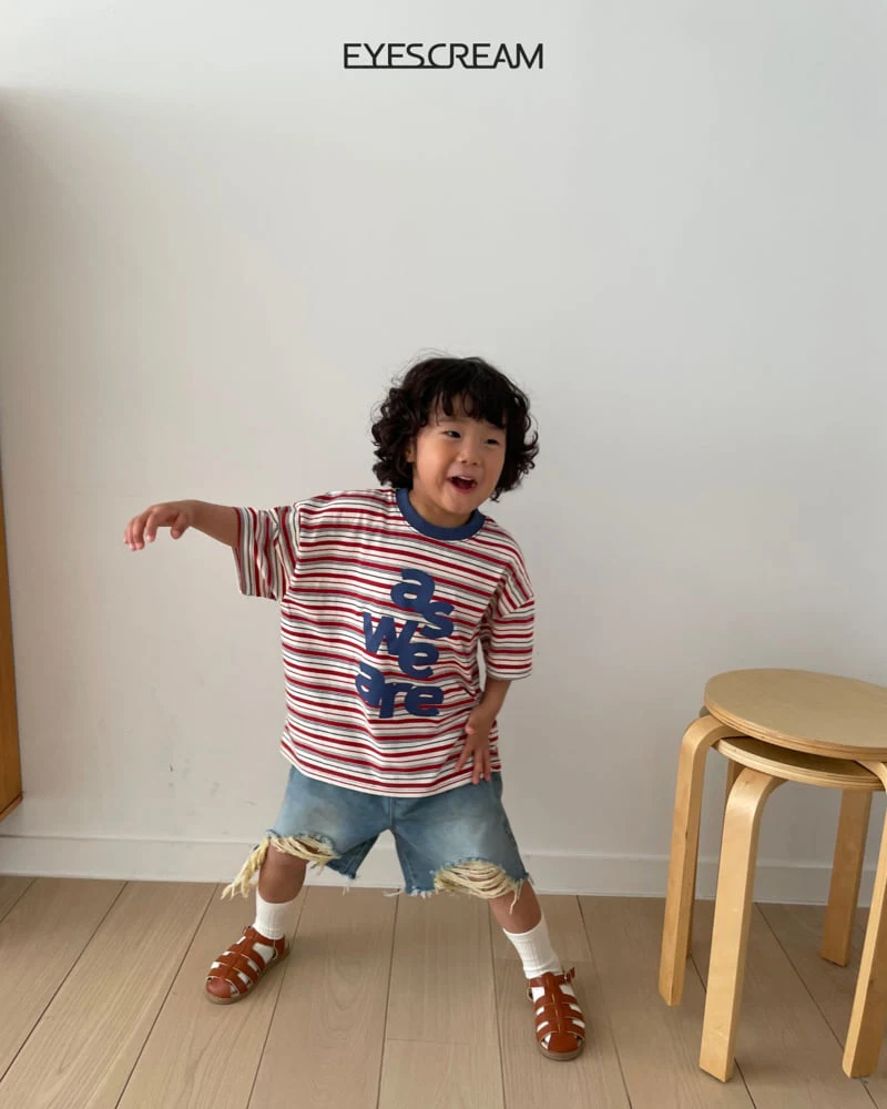 Eyescream - Korean Children Fashion - #prettylittlegirls - As We Are Stripe Tee - 10