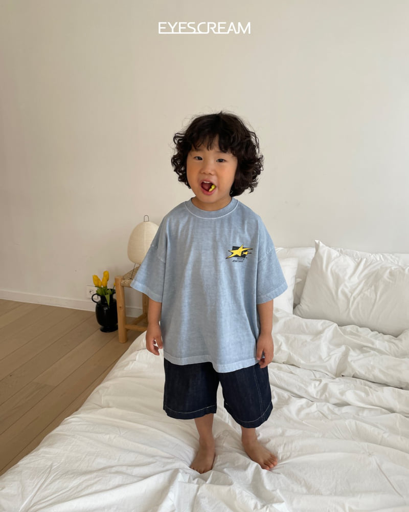 Eyescream - Korean Children Fashion - #prettylittlegirls - Raw Denim Bermuda Pants - 12