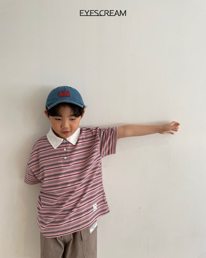 Eyescream - Korean Children Fashion - #prettylittlegirls - Kira Kira Rugby Tee - 10