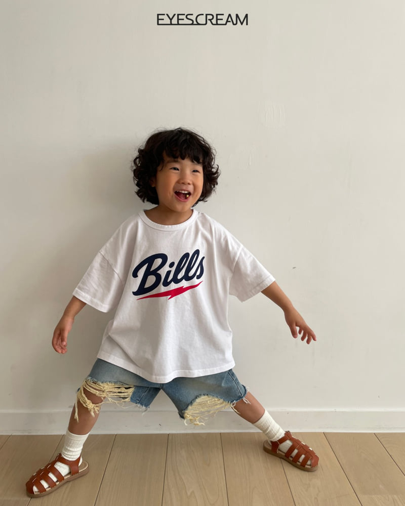 Eyescream - Korean Children Fashion - #toddlerclothing - Bills Boxy Tee - 5