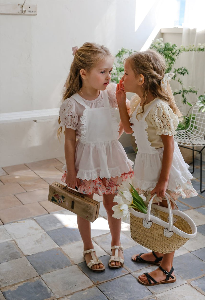 Flo - Korean Children Fashion - #prettylittlegirls - Print Apron - 4