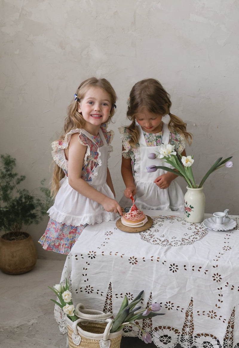 Flo - Korean Children Fashion - #childofig - Print Apron - 5