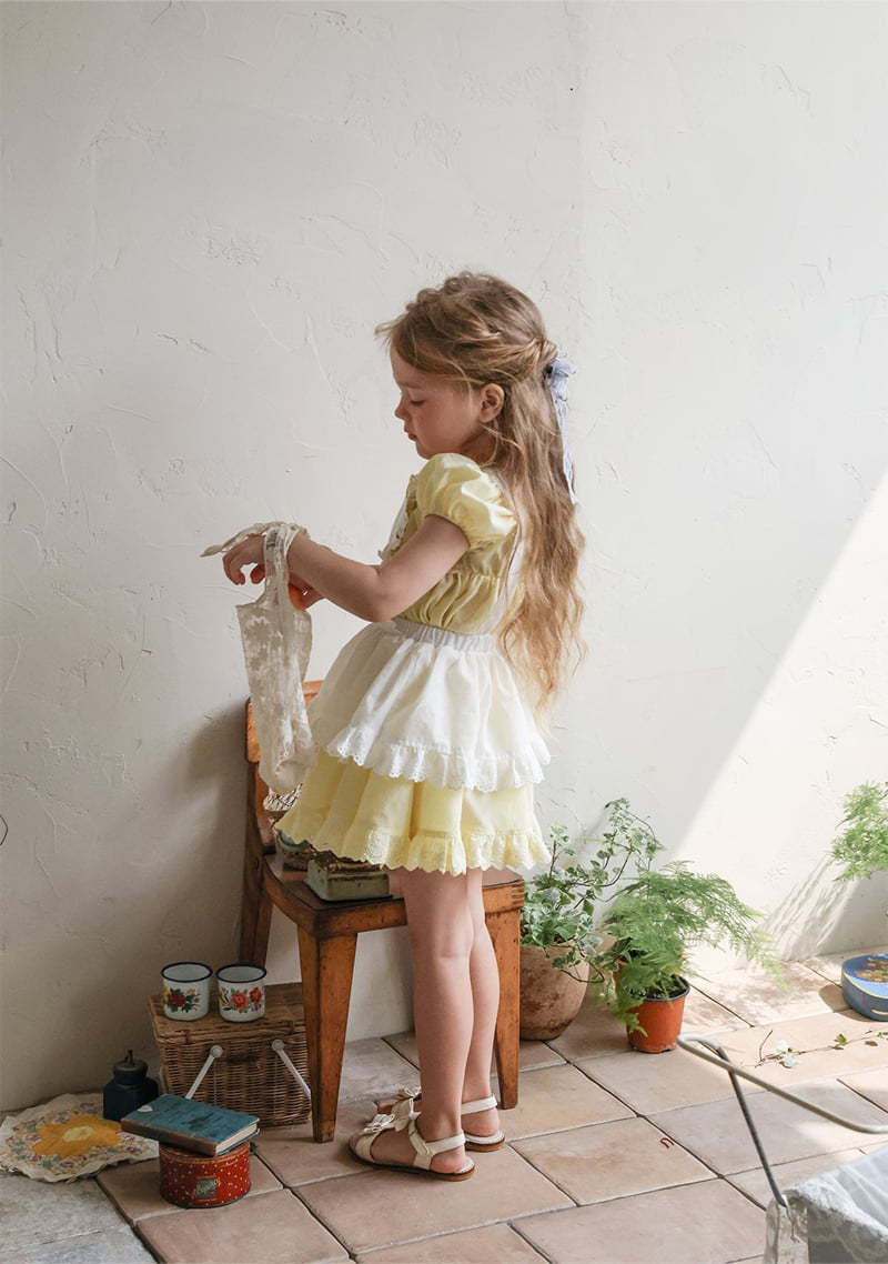 Flo - Korean Children Fashion - #fashionkids - Print Apron - 9