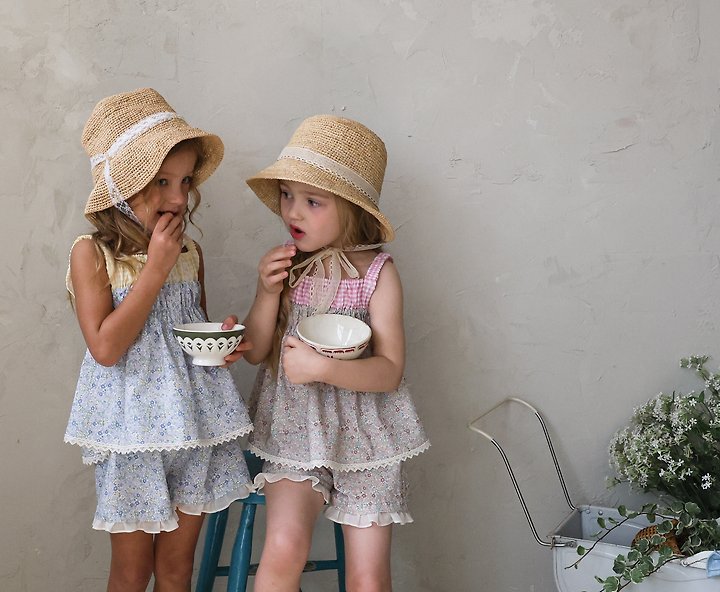 Flo - Korean Children Fashion - #littlefashionista - Lemon Sleeveless Blouse - 3
