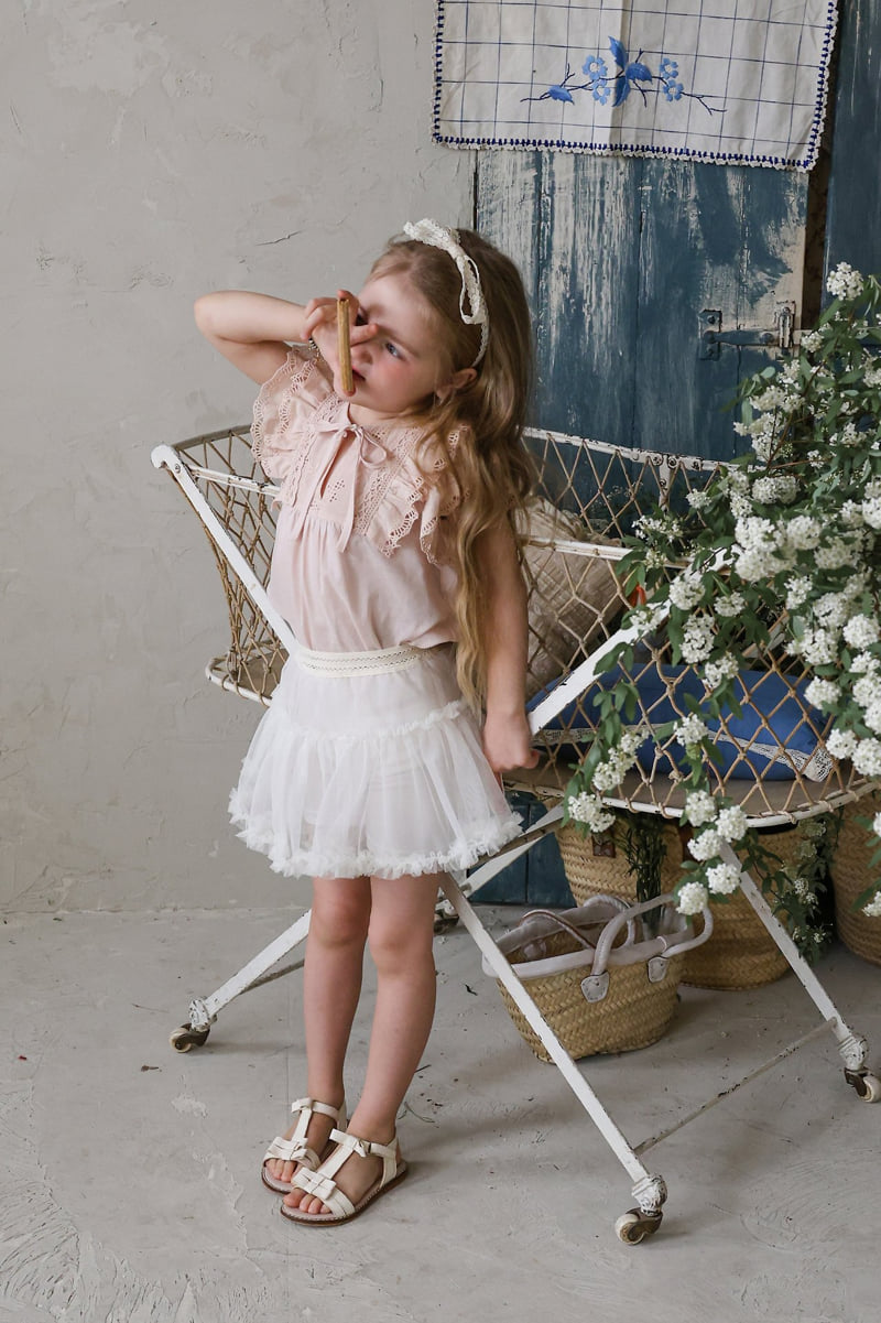 Flo - Korean Children Fashion - #littlefashionista - Bianco Blouse - 4