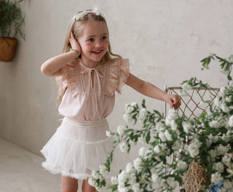 Flo - Korean Children Fashion - #minifashionista - Bianco Blouse - 5