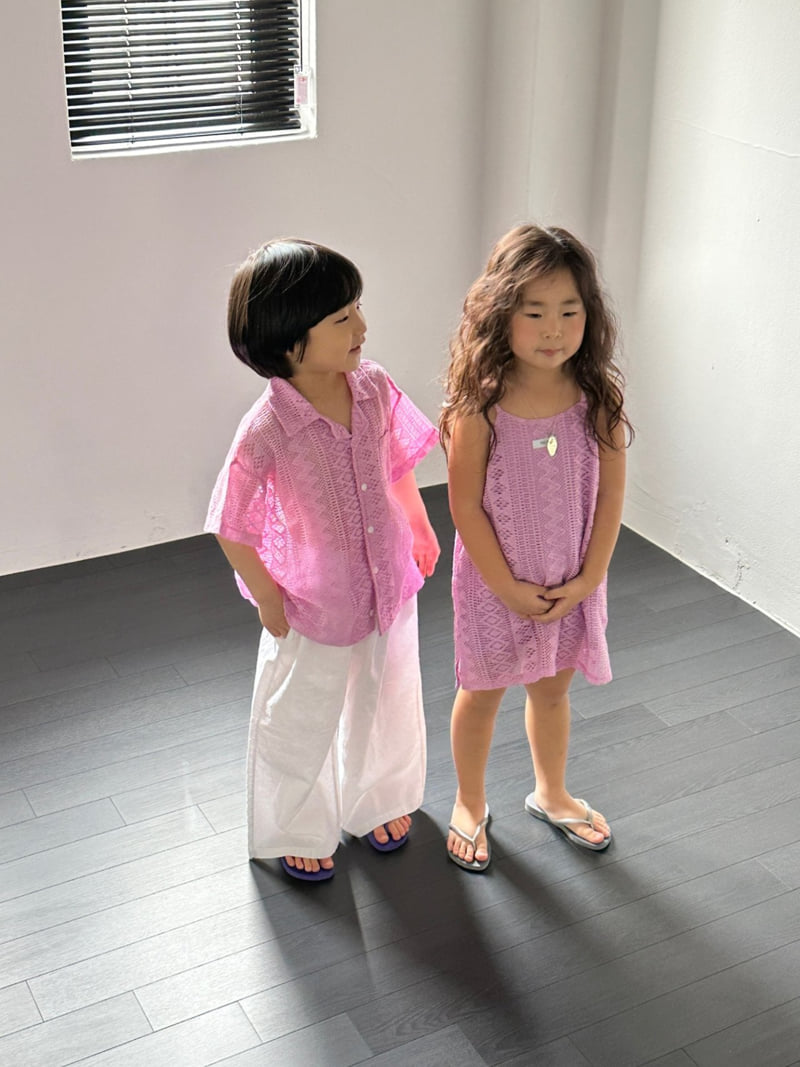 Foov - Korean Children Fashion - #kidzfashiontrend - Crochet Shirt - 4