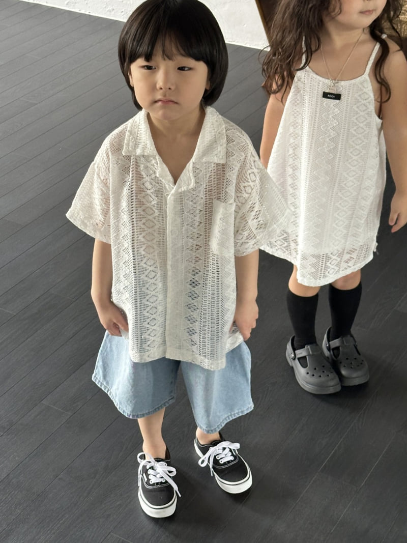 Foov - Korean Children Fashion - #childofig - Crochet Shirt - 12
