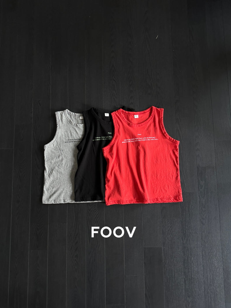 Foov - Korean Children Fashion - #childrensboutique - Lettering Sleeveless