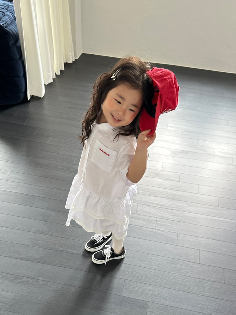 Foov - Korean Children Fashion - #designkidswear - Shirt Cancan One-piece (Stripe) - 11