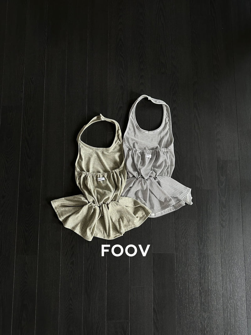 Foov - Korean Children Fashion - #designkidswear - Halter Frill One-piece