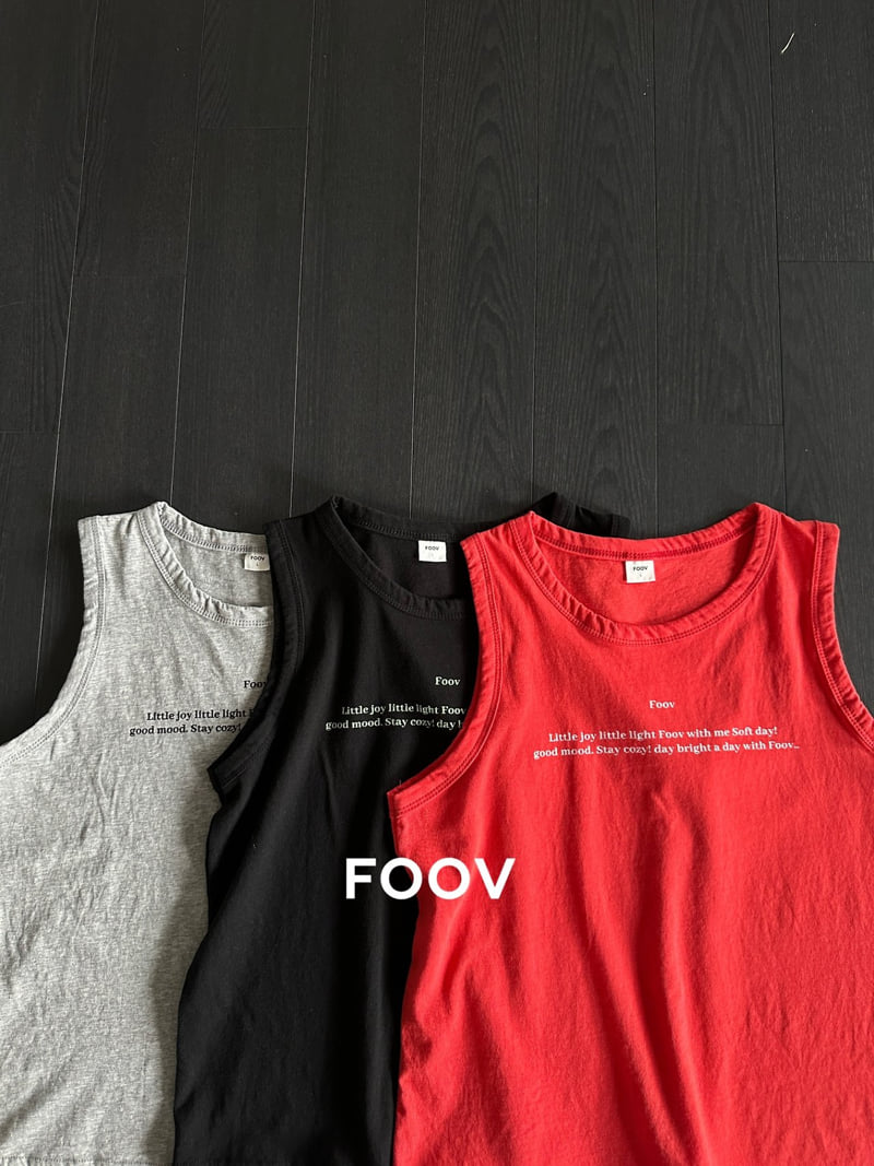 Foov - Korean Children Fashion - #discoveringself - Lettering Sleeveless - 3