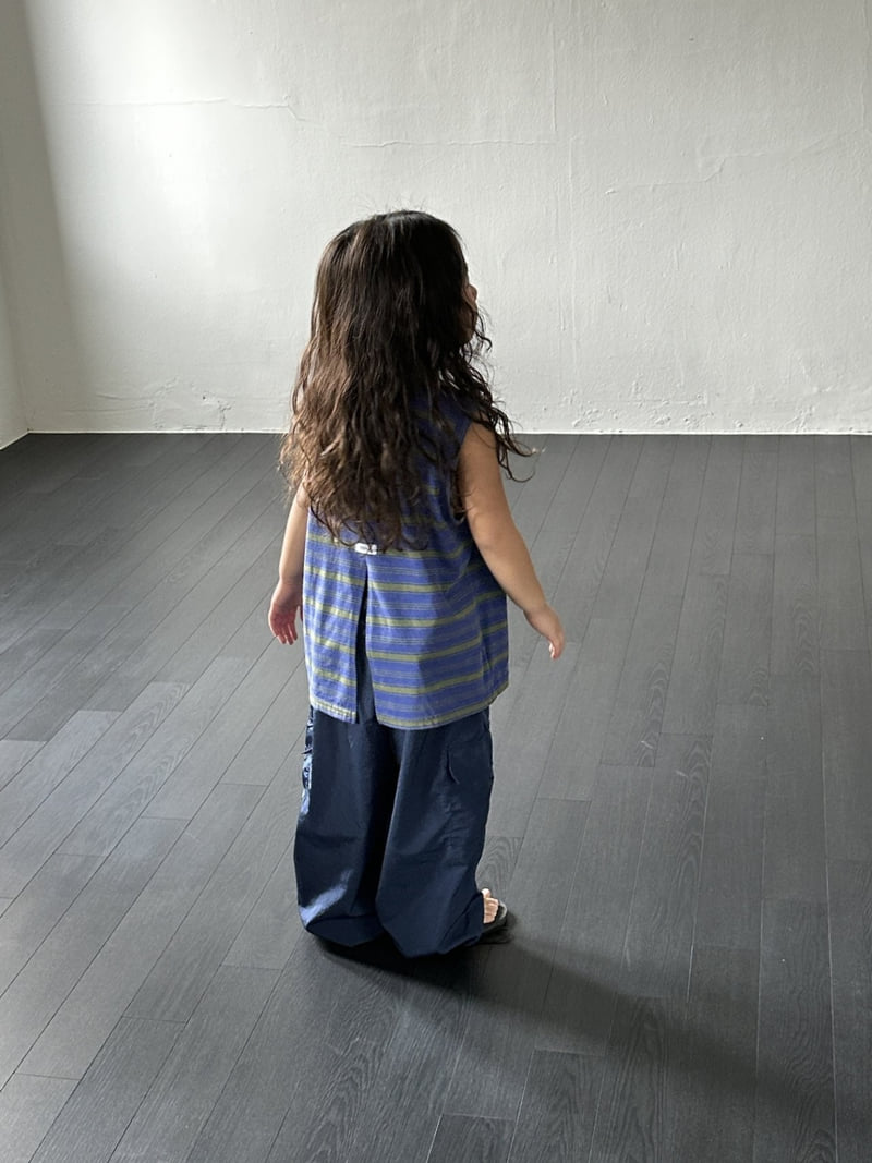 Foov - Korean Children Fashion - #fashionkids - Stripe Slit Tee - 10