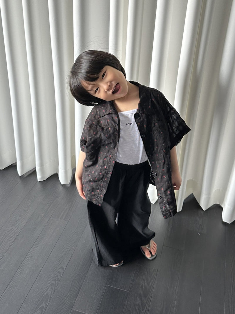 Foov - Korean Children Fashion - #fashionkids - Flower Shirt - 6