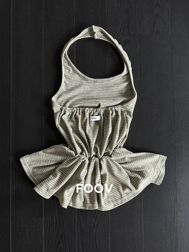 Foov - Korean Children Fashion - #fashionkids - Halter Frill One-piece - 3