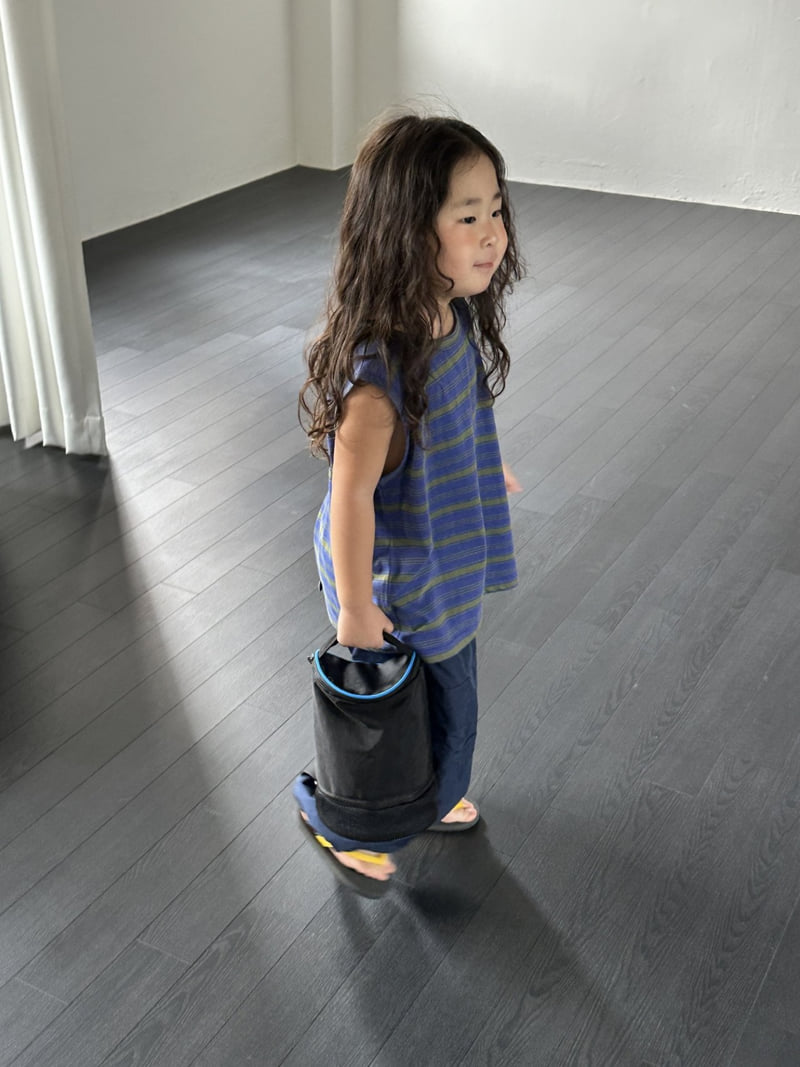 Foov - Korean Children Fashion - #kidsshorts - Stripe Slit Tee - 11
