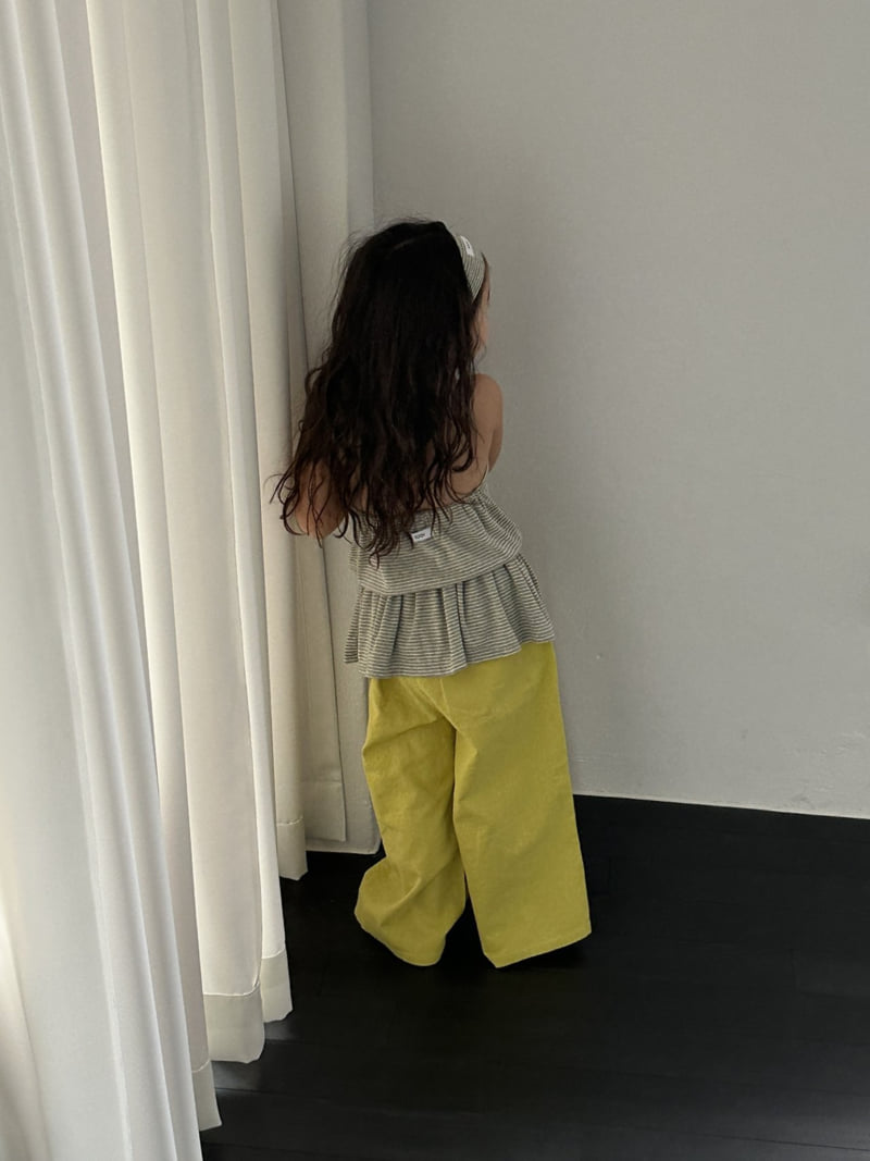 Foov - Korean Children Fashion - #kidzfashiontrend - Halter Frill One-piece - 6