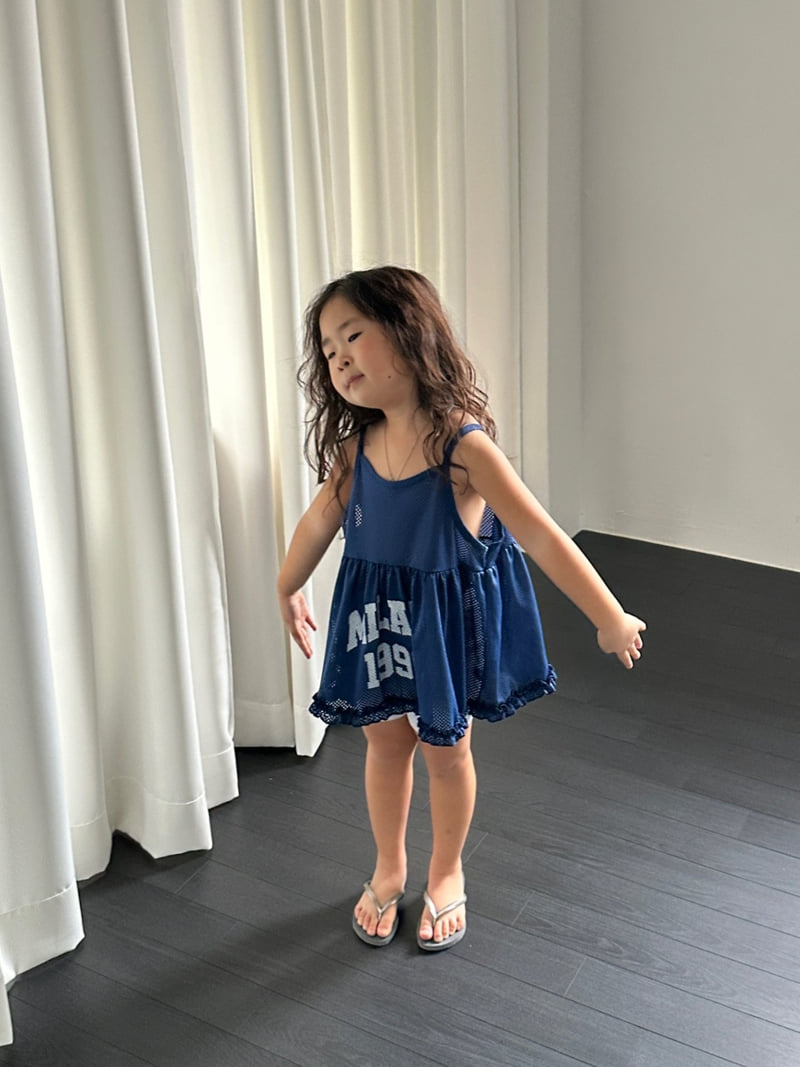 Foov - Korean Children Fashion - #Kfashion4kids - Mesh Mini One-piece - 4