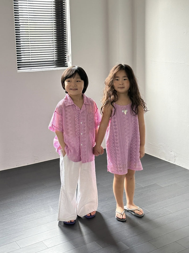Foov - Korean Children Fashion - #prettylittlegirls - Crochet Shirt - 8
