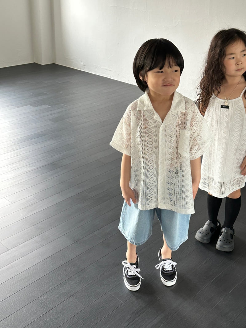 Foov - Korean Children Fashion - #toddlerclothing - Crochet Shirt - 10