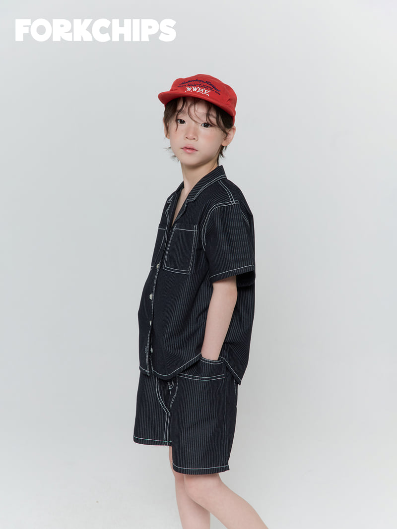Fork Chips - Korean Children Fashion - #Kfashion4kids - Number Stitch Shirt - 12
