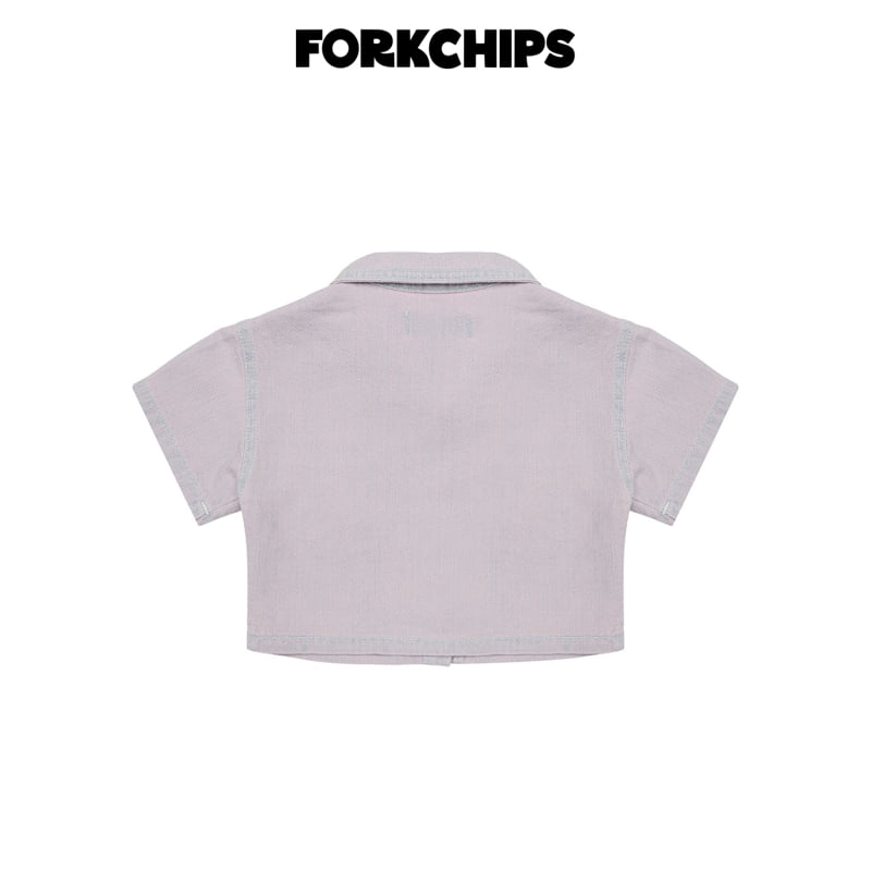 Fork Chips - Korean Children Fashion - #kidzfashiontrend - Sunday Crop Shirt - 4