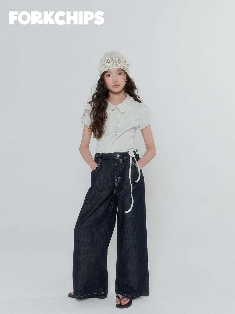 Fork Chips - Korean Children Fashion - #Kfashion4kids - Unit Non-Fade Pants