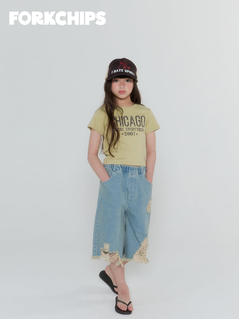 Fork Chips - Korean Children Fashion - #Kfashion4kids - Chicago Tee - 12