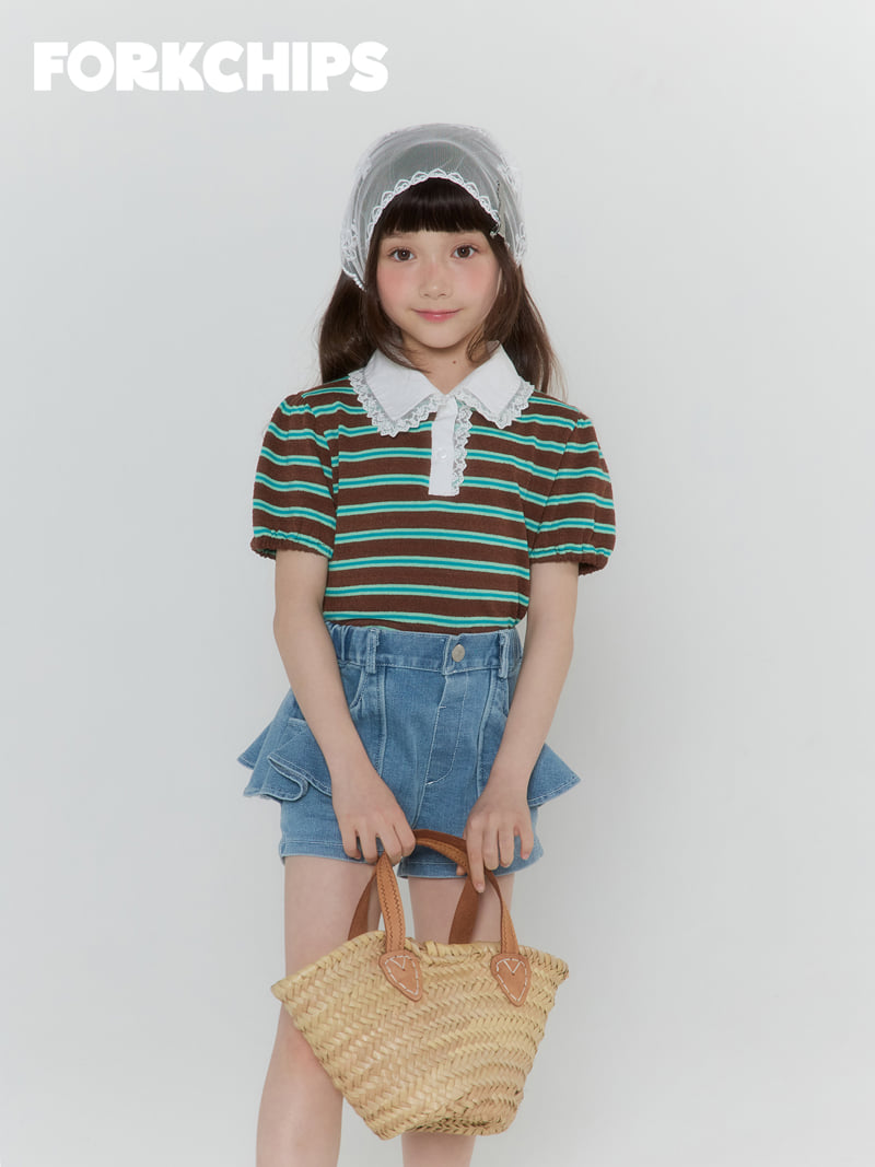 Fork Chips - Korean Children Fashion - #Kfashion4kids - Antique Lace Headscarf - 5