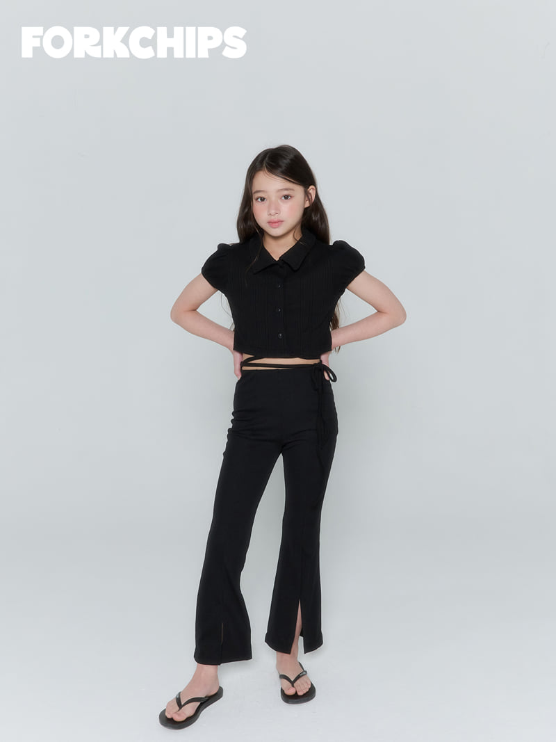 Fork Chips - Korean Children Fashion - #Kfashion4kids - Button Strap Cardigan - 8