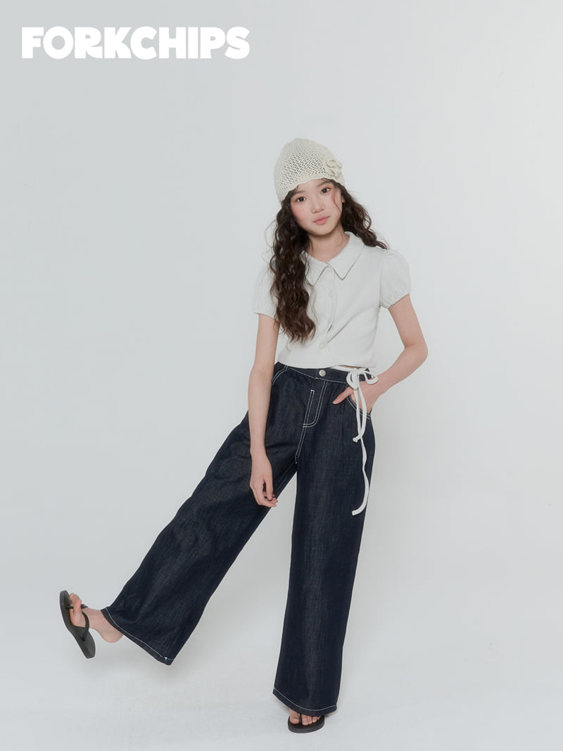 Fork Chips - Korean Children Fashion - #childofig - Unit Non-Fade Pants - 7