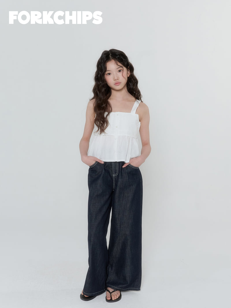 Fork Chips - Korean Children Fashion - #childofig - Dolce Sleeveless Blouse - 11