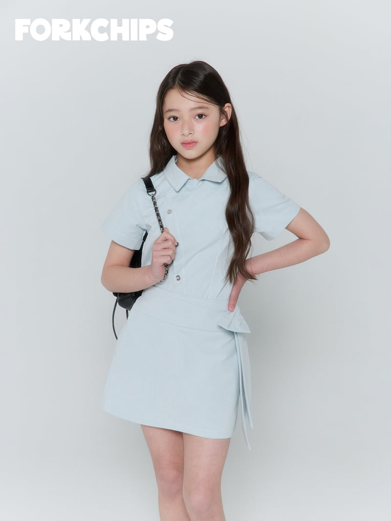 Fork Chips - Korean Children Fashion - #childofig - Buddy Ribbon Skirt - 6