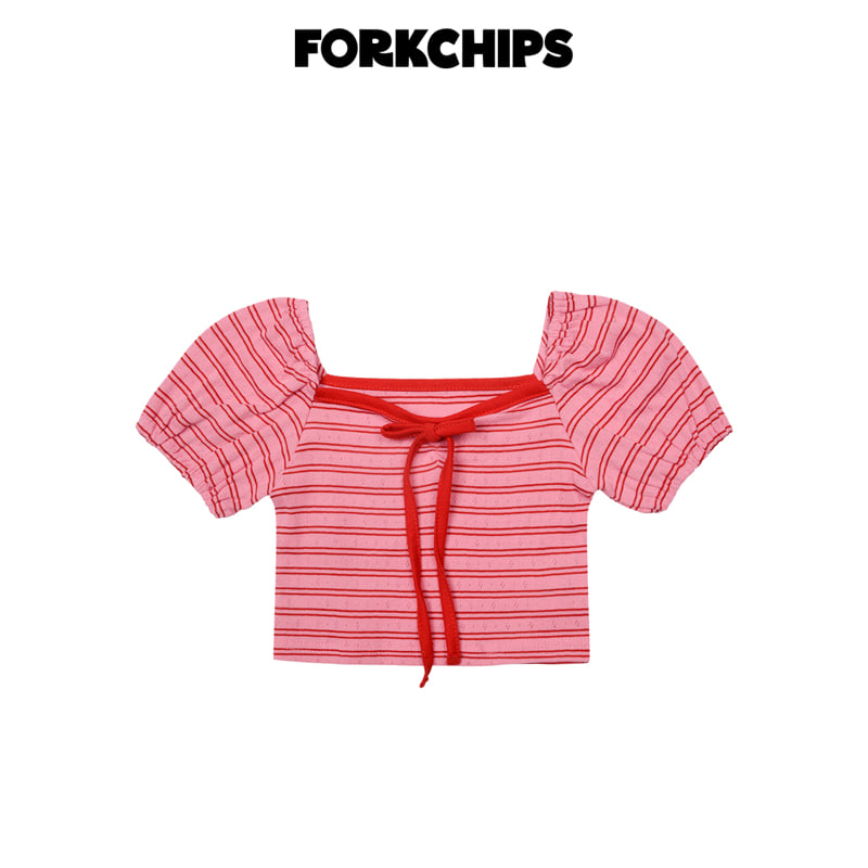 Fork Chips - Korean Children Fashion - #childofig - Jelly Puff Tee - 3