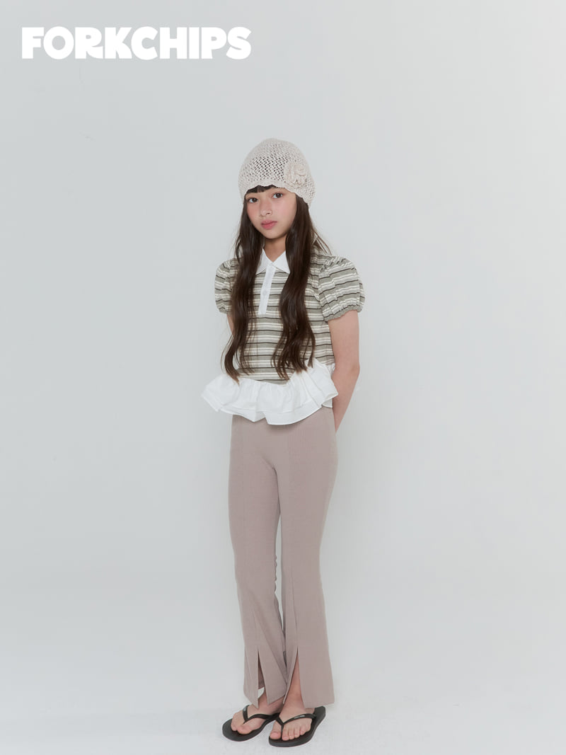 Fork Chips - Korean Children Fashion - #childrensboutique - Dry Bootcut Leggings - 7