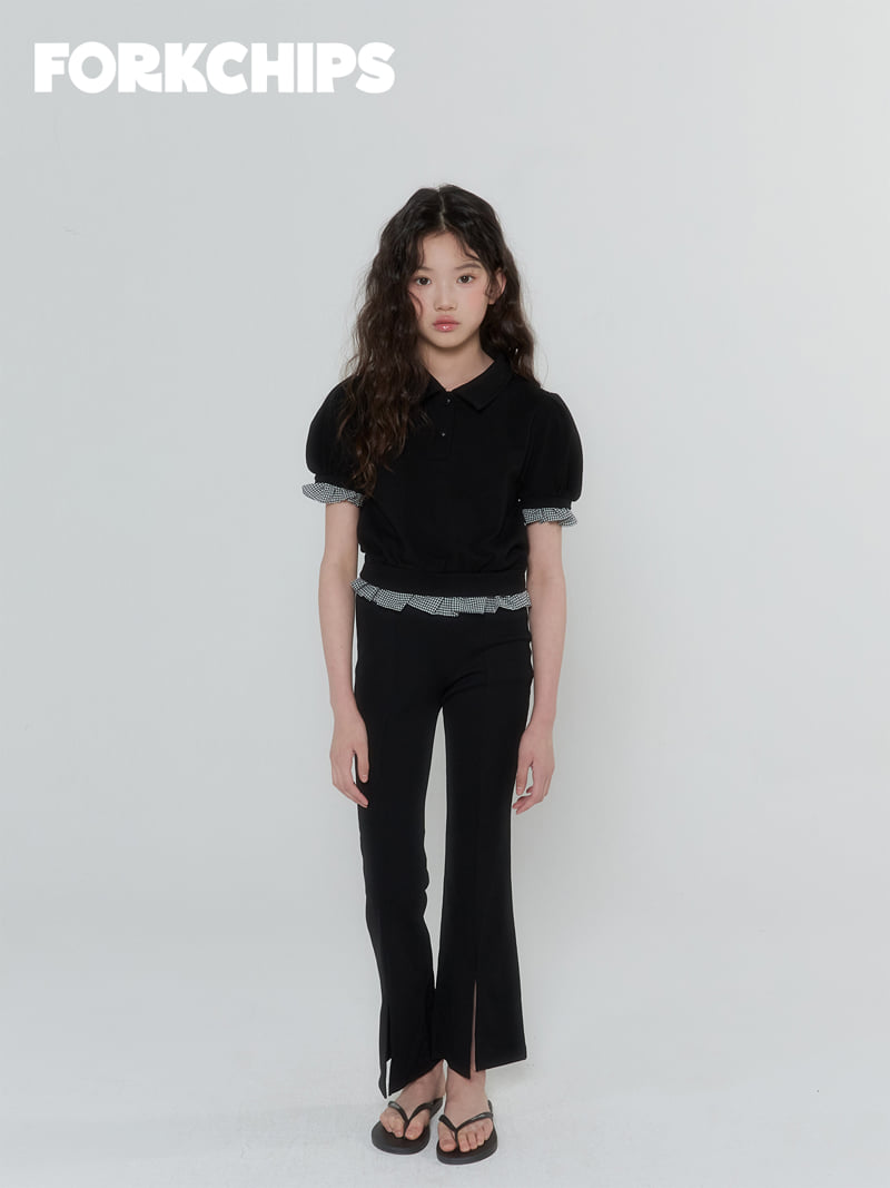 Fork Chips - Korean Children Fashion - #childrensboutique - Hound PK Tee - 8