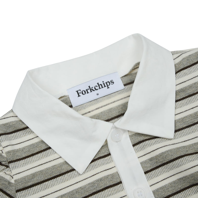 Fork Chips - Korean Children Fashion - #childrensboutique - Eve Frill Collar Tee - 5