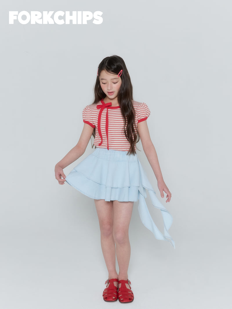 Fork Chips - Korean Children Fashion - #designkidswear - Madeleine Drop Skirt - 6